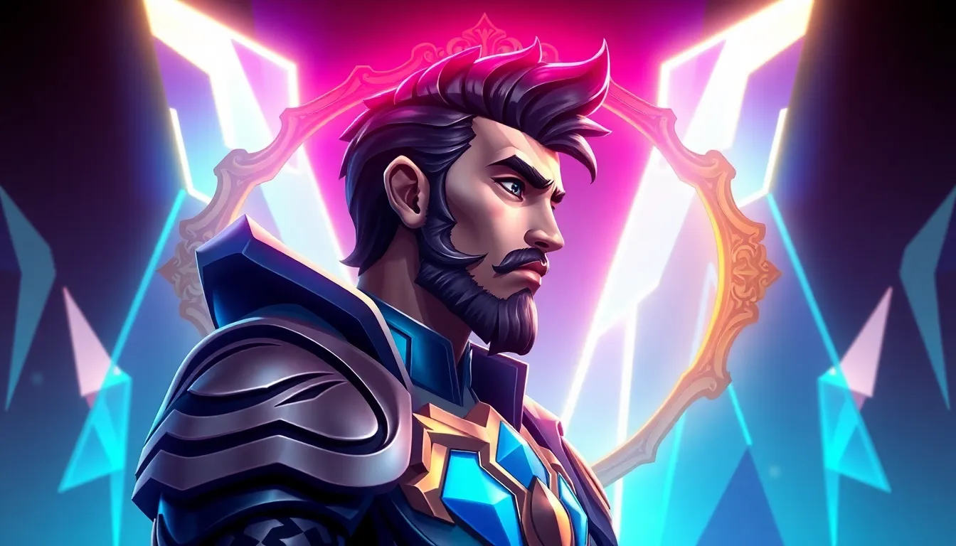 League of Legends profile border highlighting player ranks and achievements.